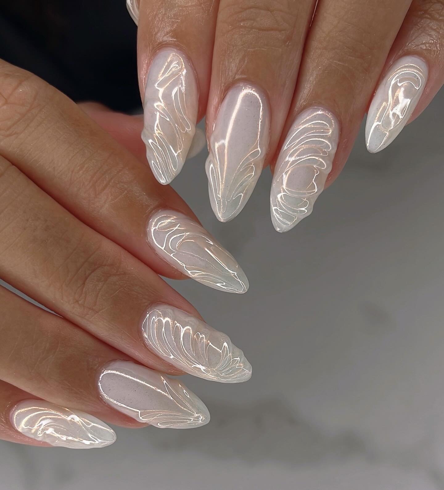 Swirled Nail Design