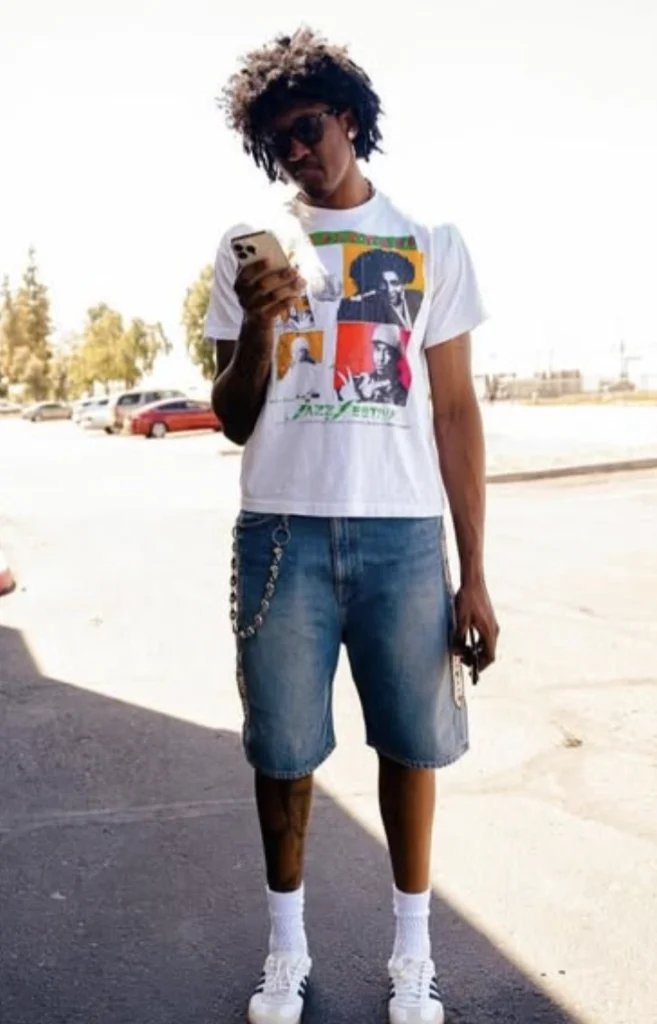 Tee, Shorts, Sneakers Combo