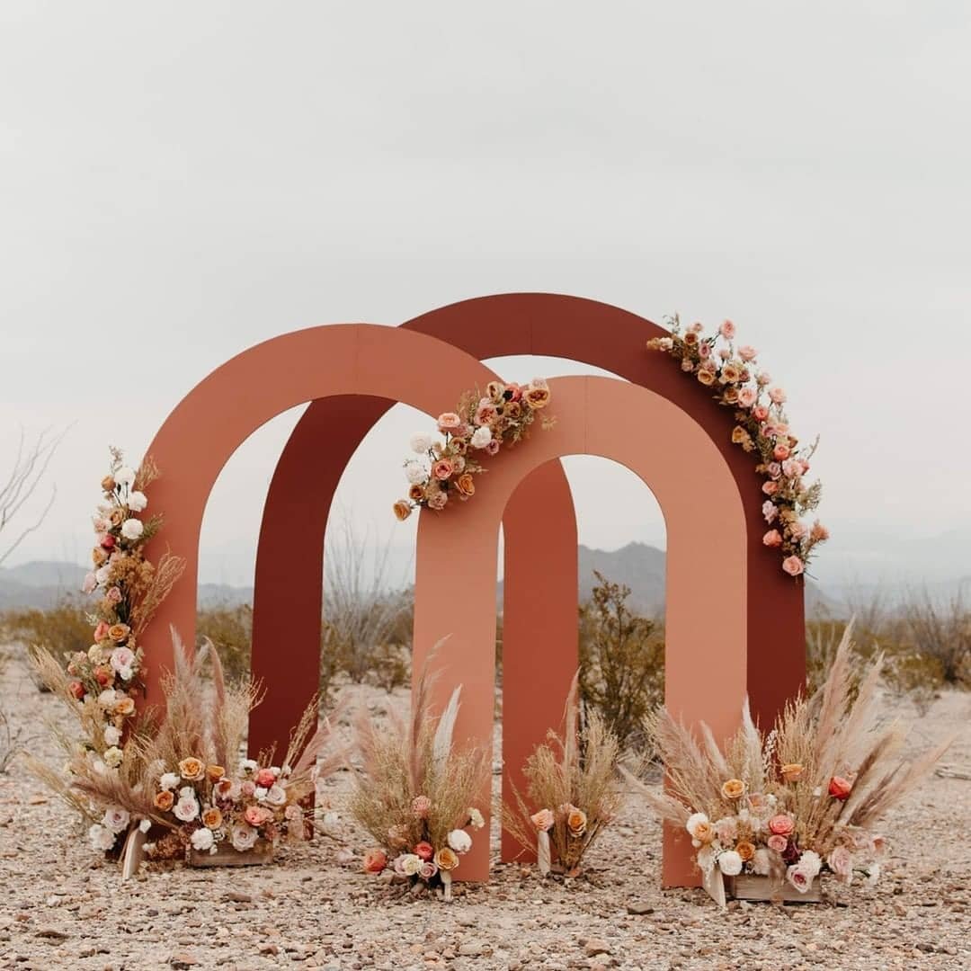 Terracotta Layered Arches
