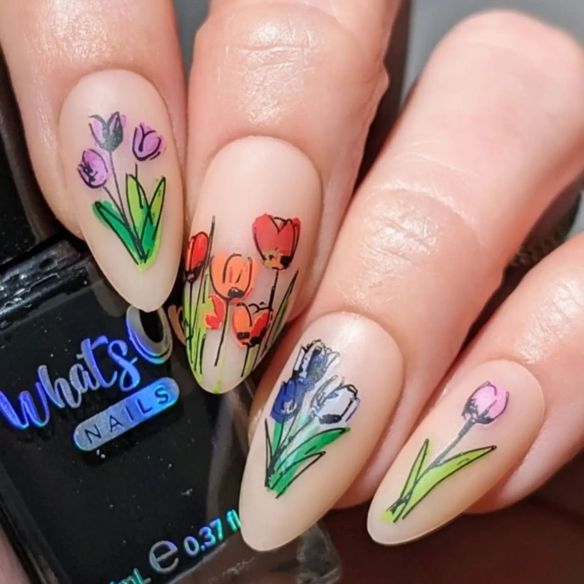 Tulip Nail Designs