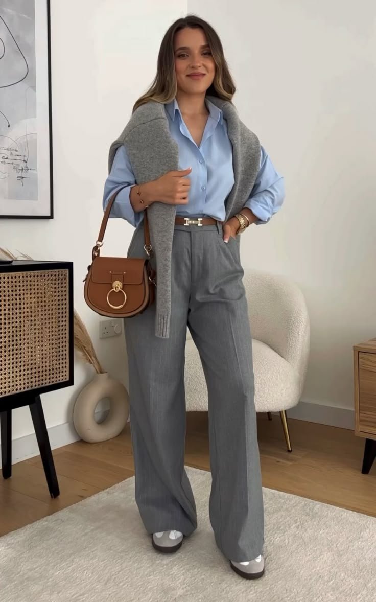 Versatile Grey and Blue Looks