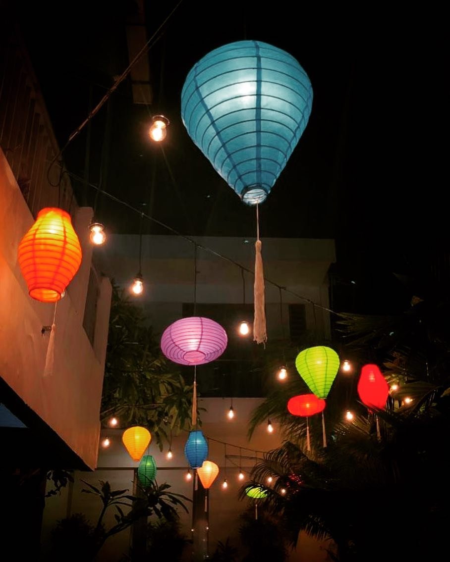 White Paper Lanterns