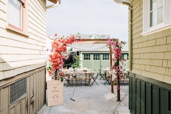Wooden Arch Decoration