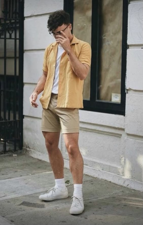 Yellow Shirt and Shorts Combo