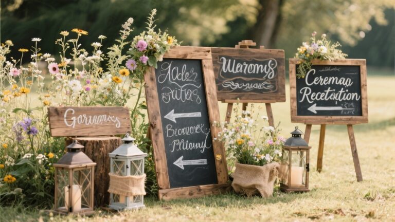 20 Rustic Wedding Sign Ideas for Your Big Day