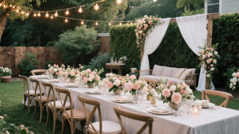 23 Beautiful Backyard Wedding Ideas