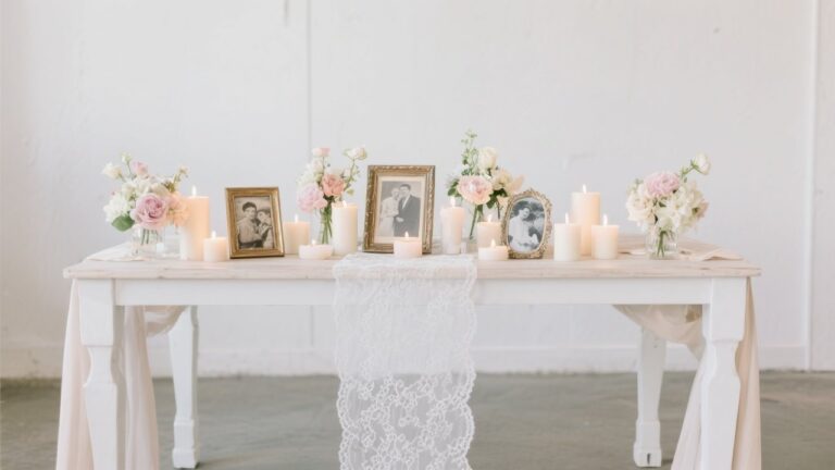 23 Elegant Wedding Memory Table Ideas