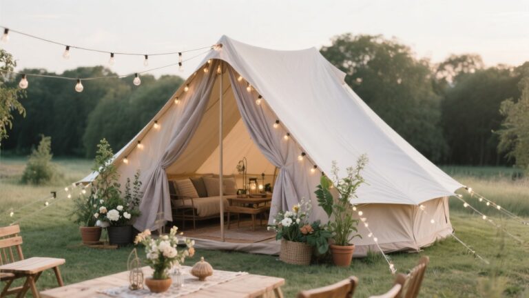 27 DIY Outdoor Tent Decor Ideas