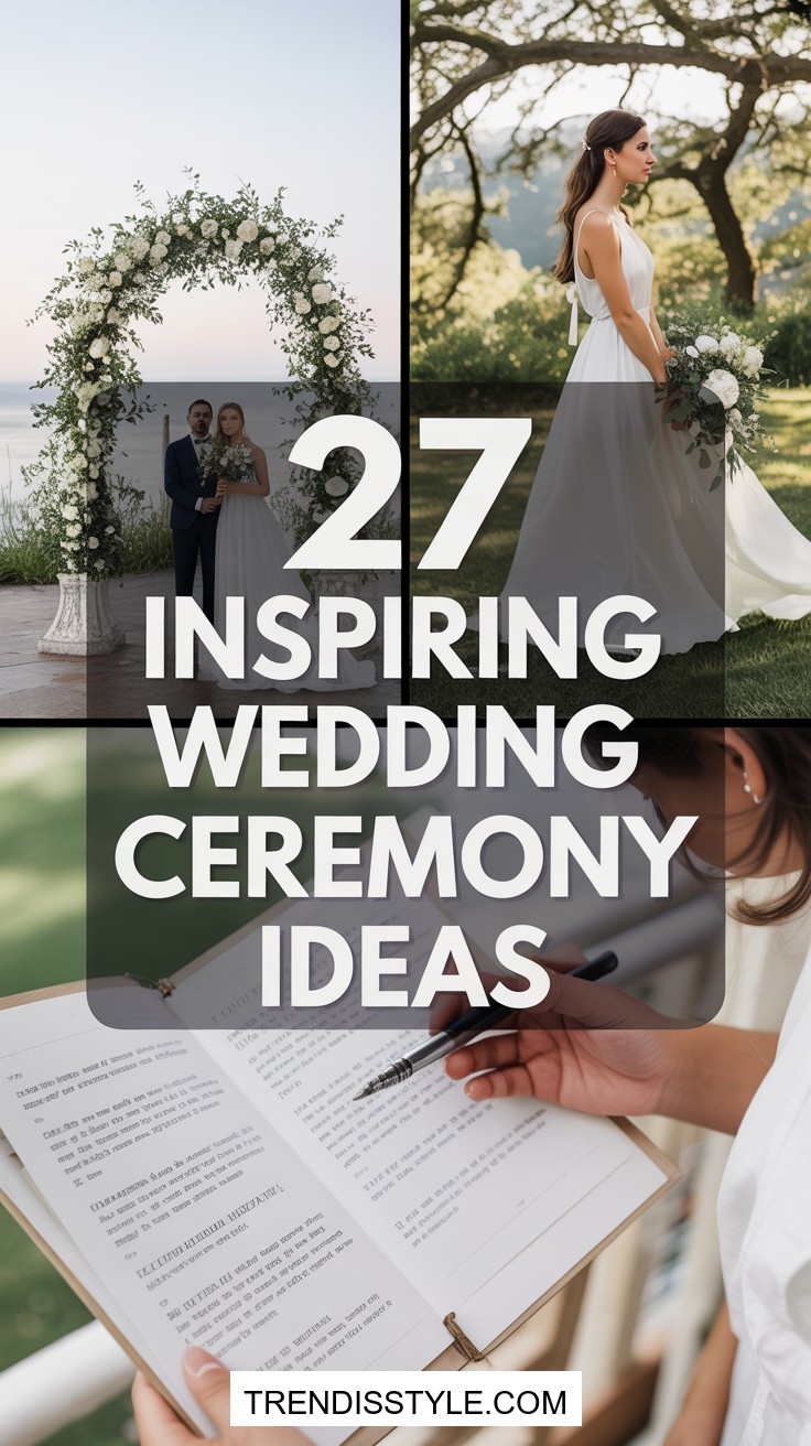 27 Unique Wedding Ceremony Decoration Ideas