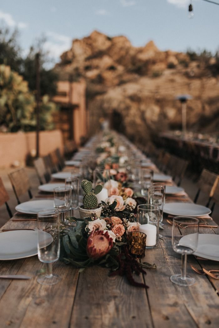 Angel Wing Cactus Centerpiece