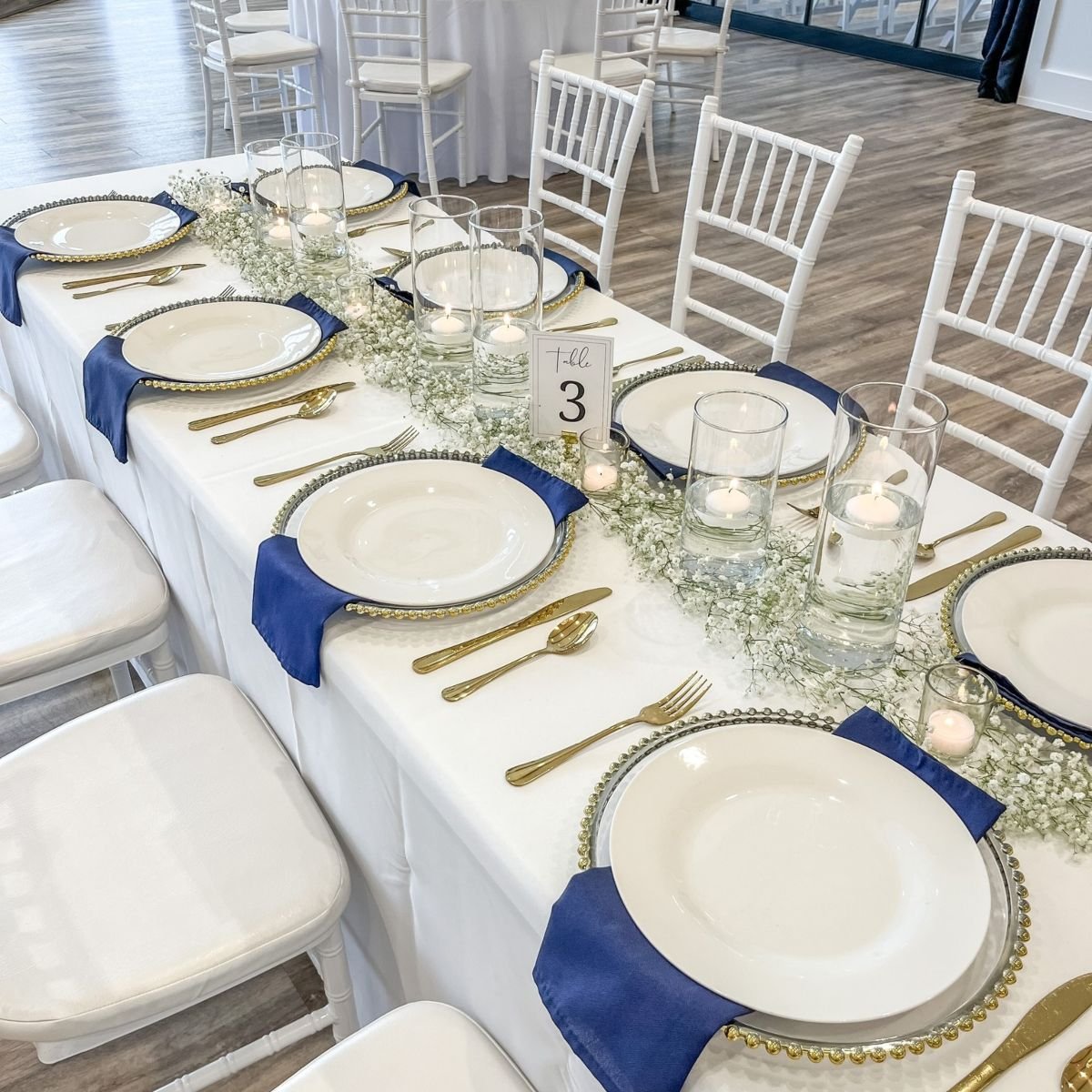 Baby’s Breath Table Garland