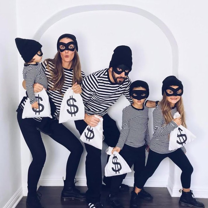 Bank Robber Family Costumes