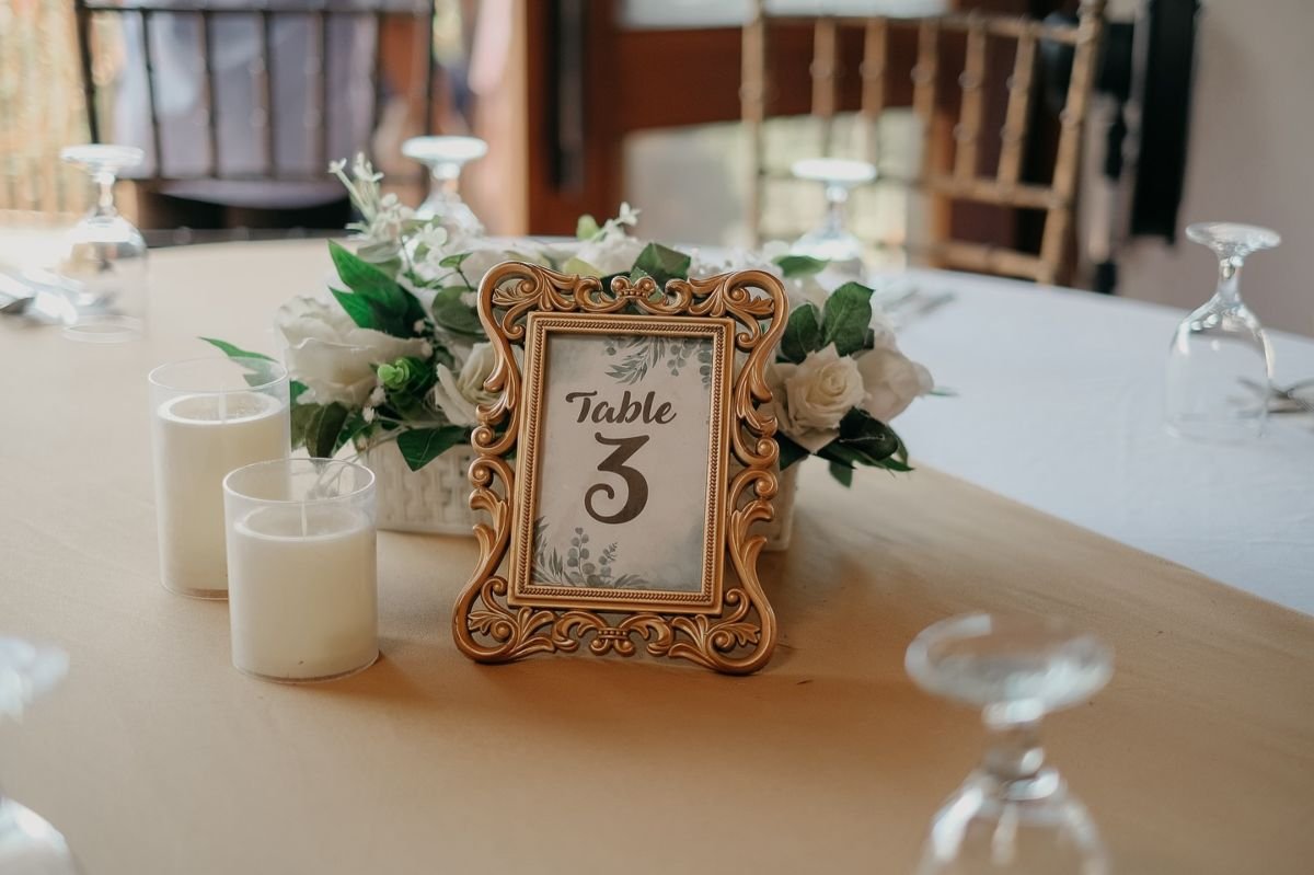Baroque-Style Table Numbers