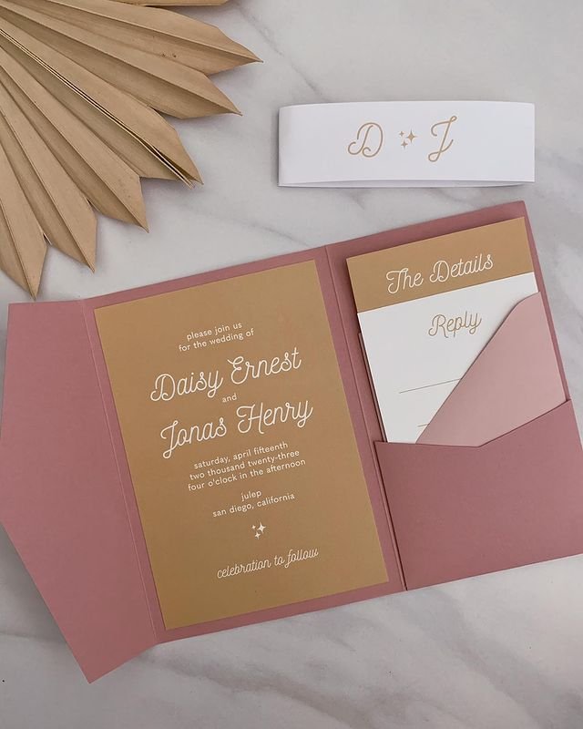 Belly Band Invitations
