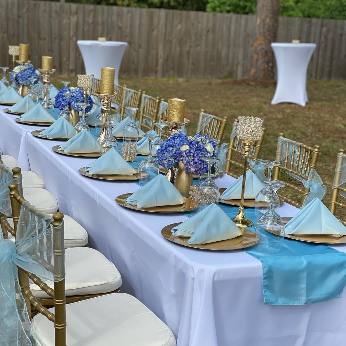 Blue and Gold Wedding Theme