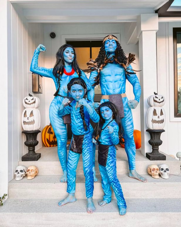 Blue Na'vi Family Costumes