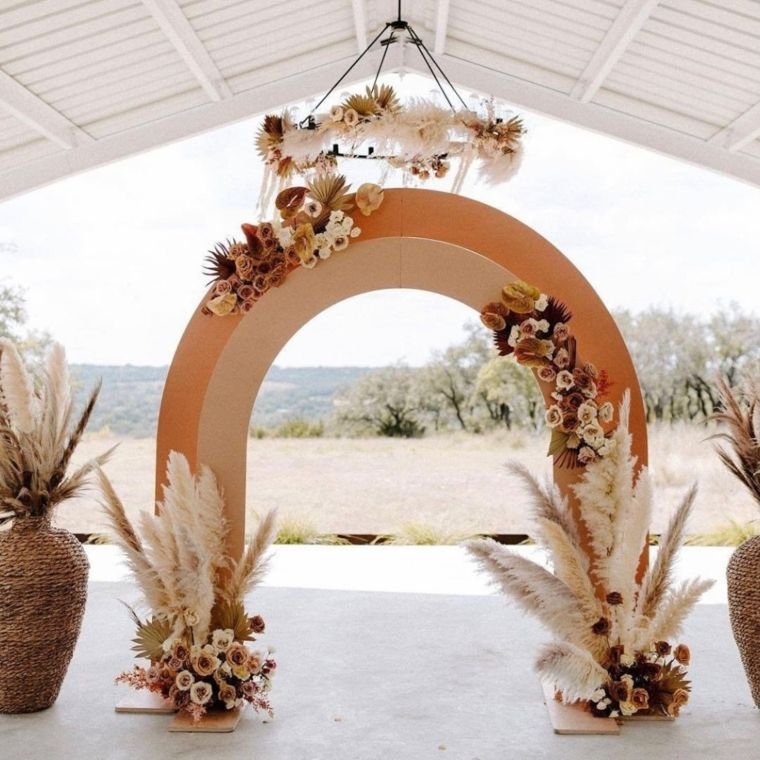 Bohemian Dried Flower Arch