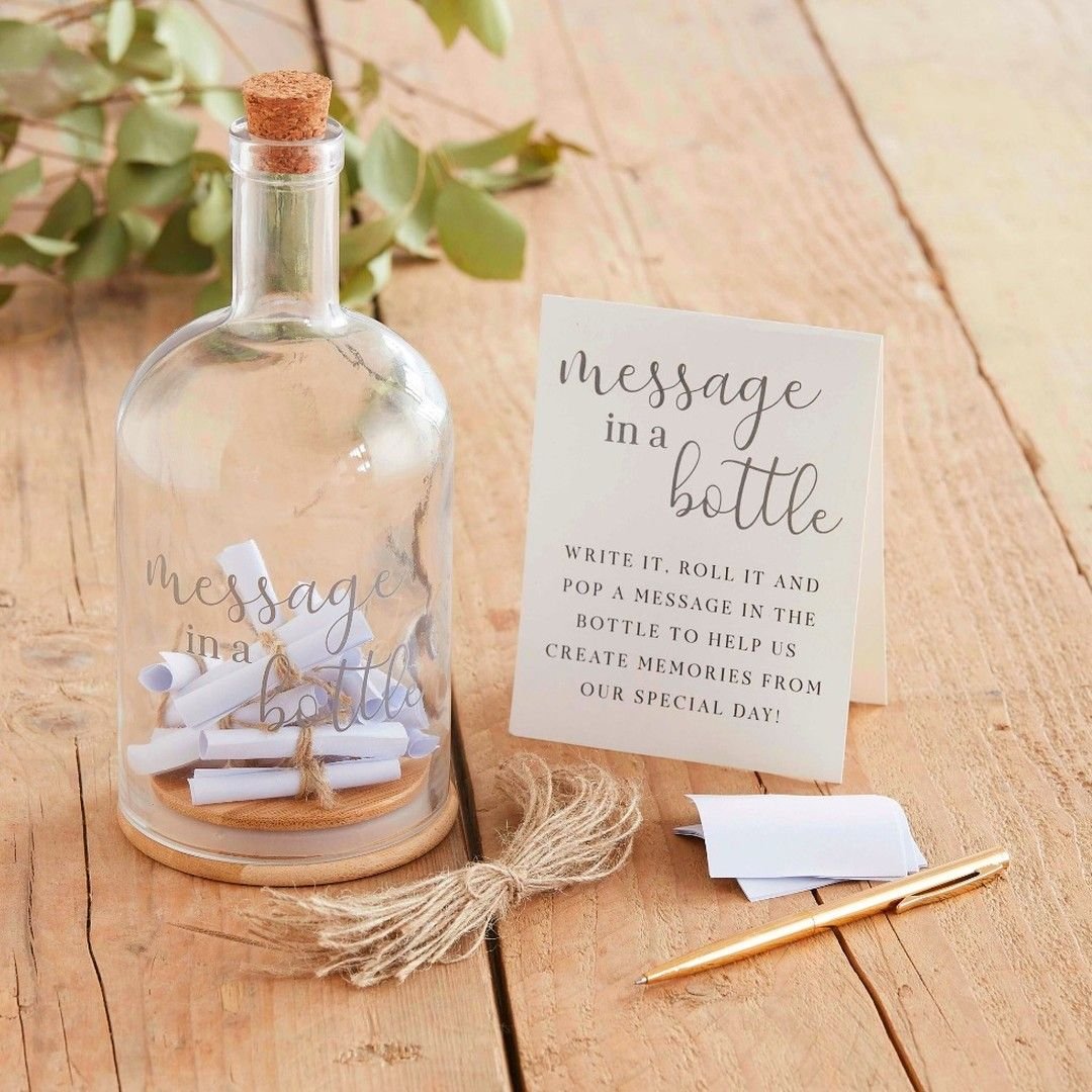 Bottle Message Guest Book