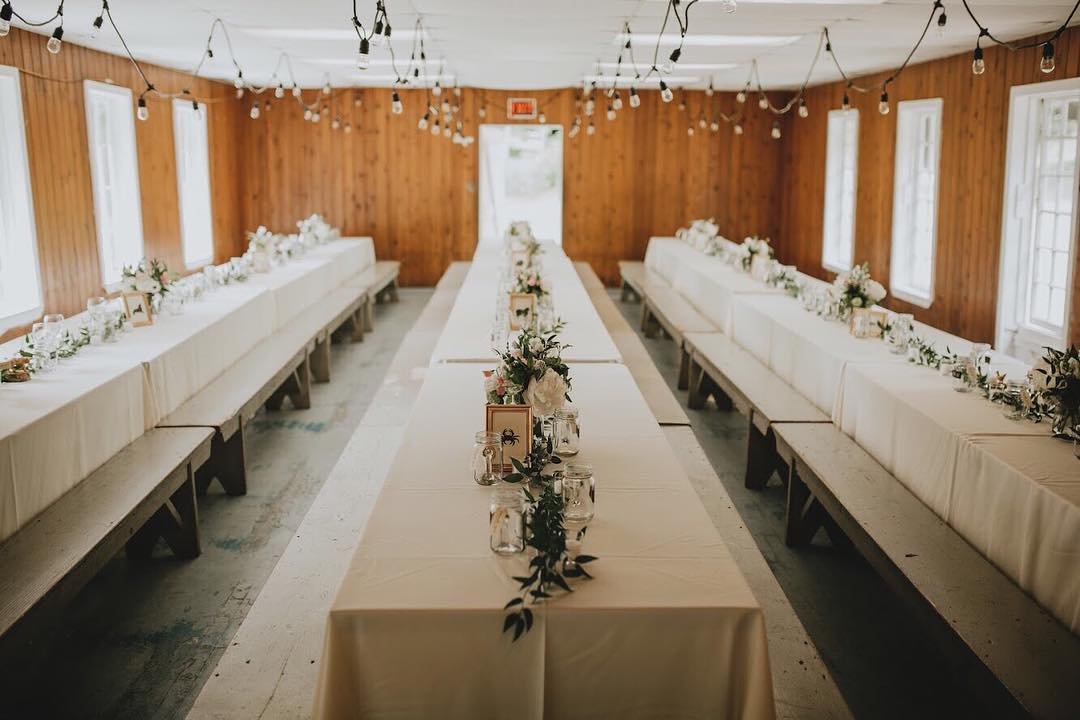 Camp Chic Table Setup