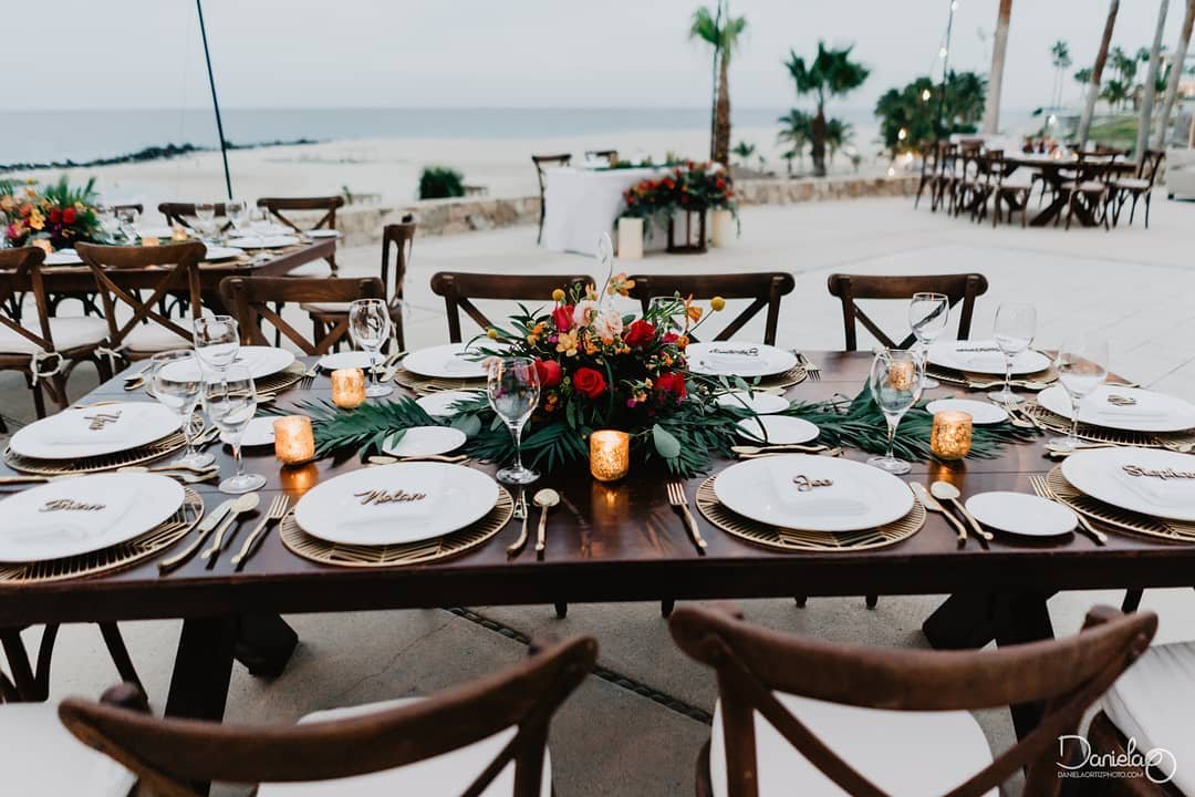Candlelit Beach Reception