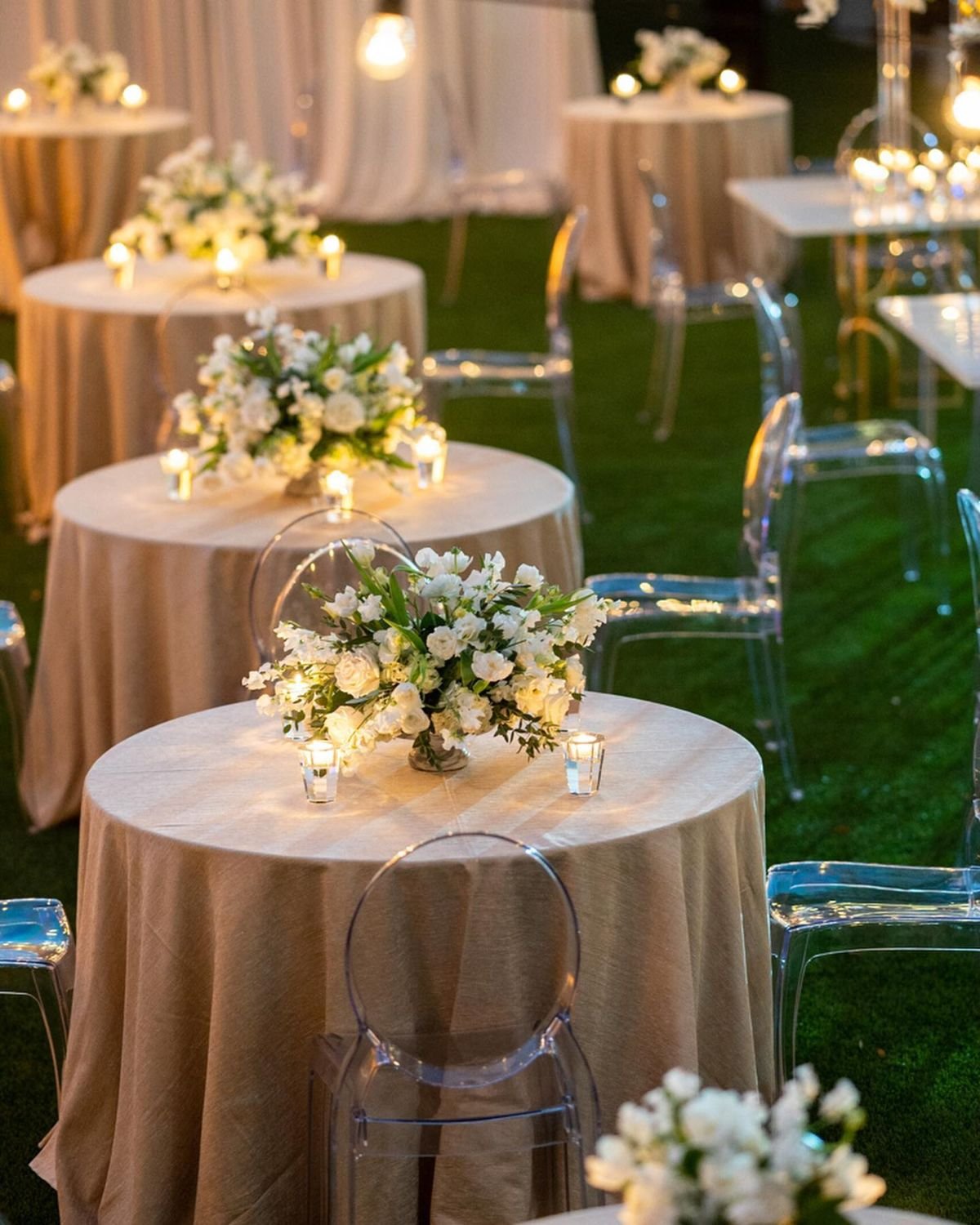 Candlelit Couples' Tables