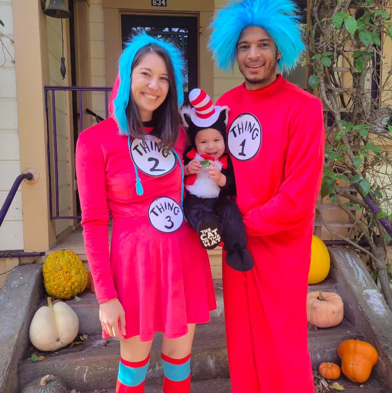 Cat in the Hat Family Costumes