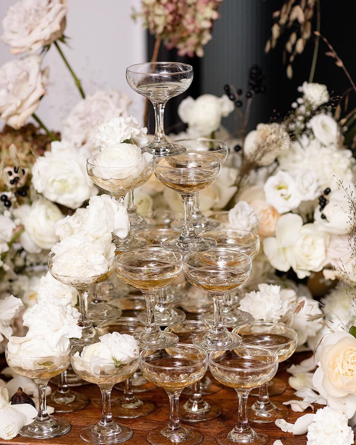 Champagne Fountain Display