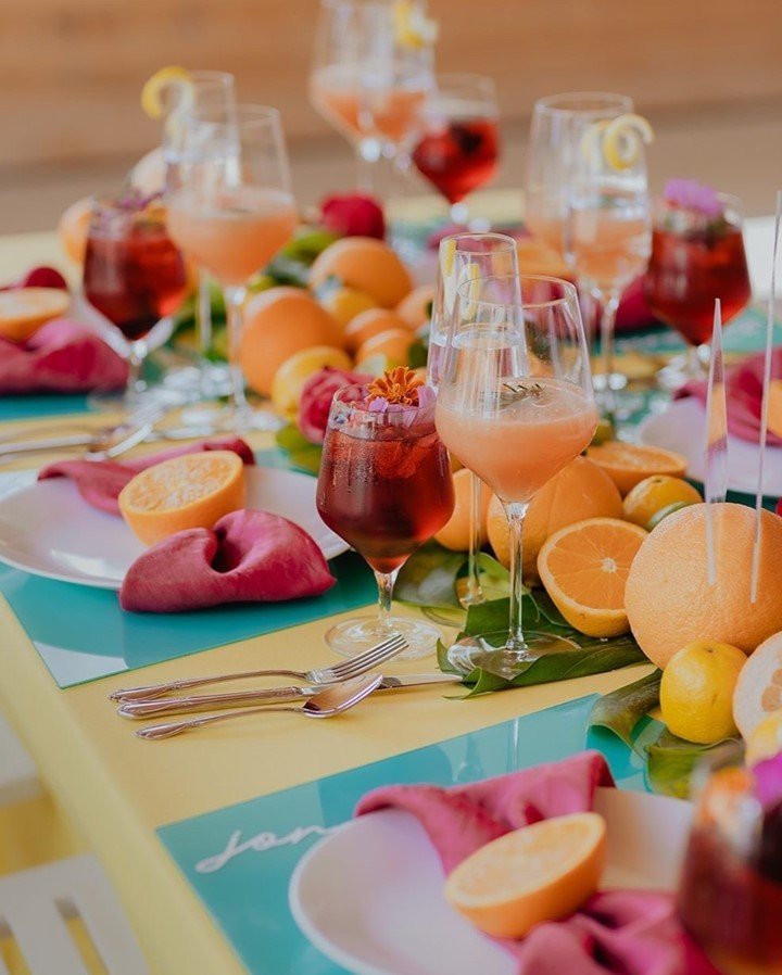 Citrus Table Runner Decor