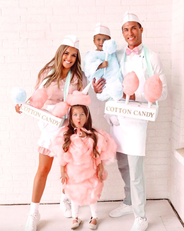 Cotton Candy Vendor Family Costumes