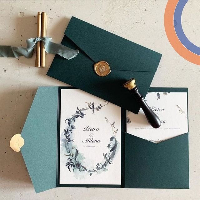 Dark Floral Invitation Design