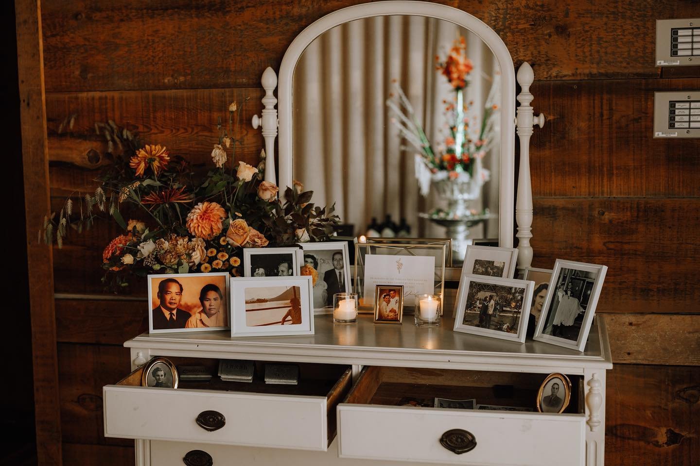 Dresser Photo Display