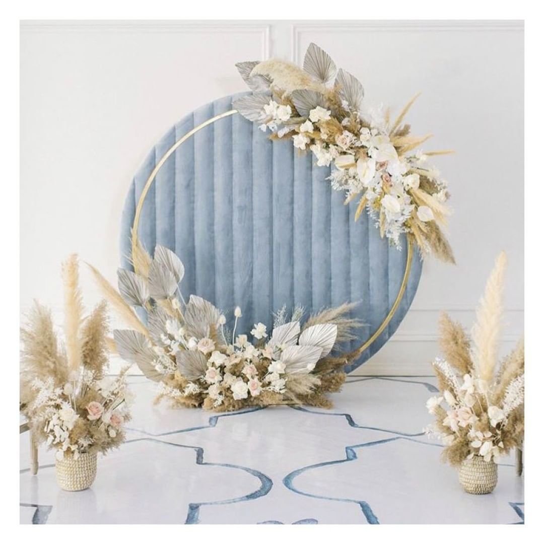 Dusty Blue Bohemian Arch