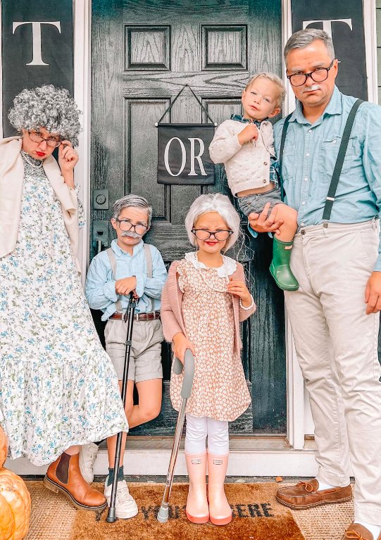 Elderly Family Halloween Costumes