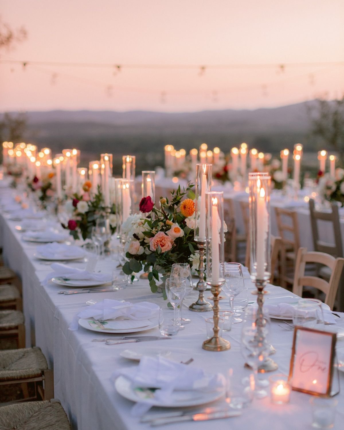 Elegant Candle Centerpieces