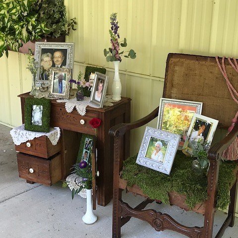 Elegant Chair and Table Display
