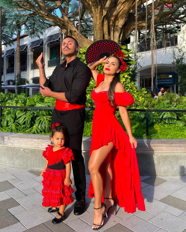 Family Flamenco Dancer Costumes