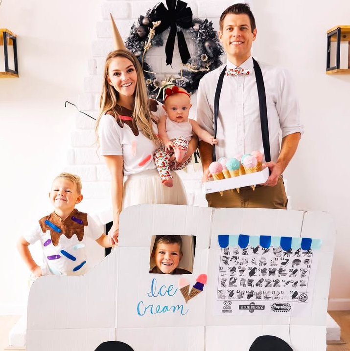 Family Ice Cream Truck Costume