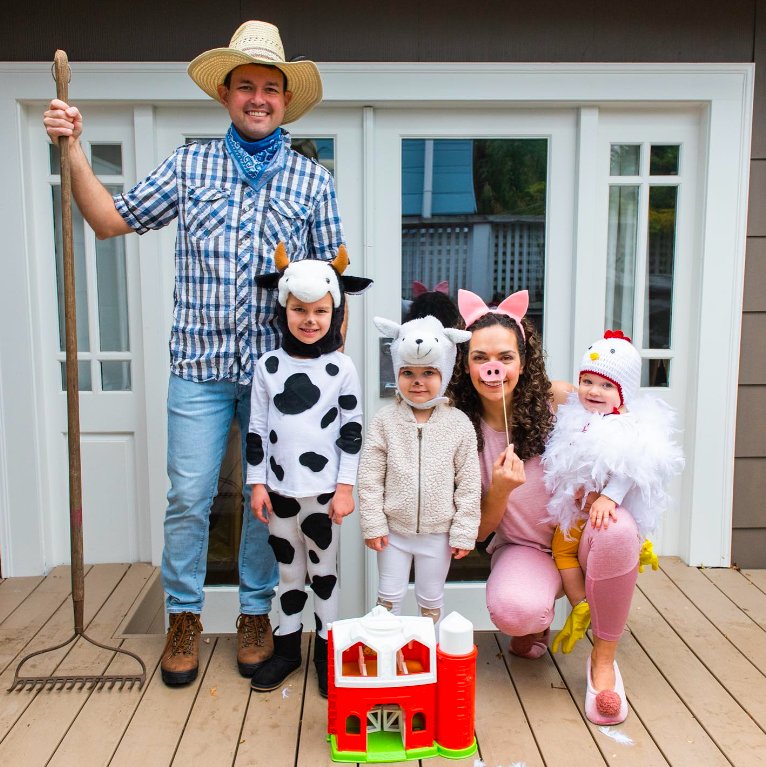 Farm Animal Family Costumes