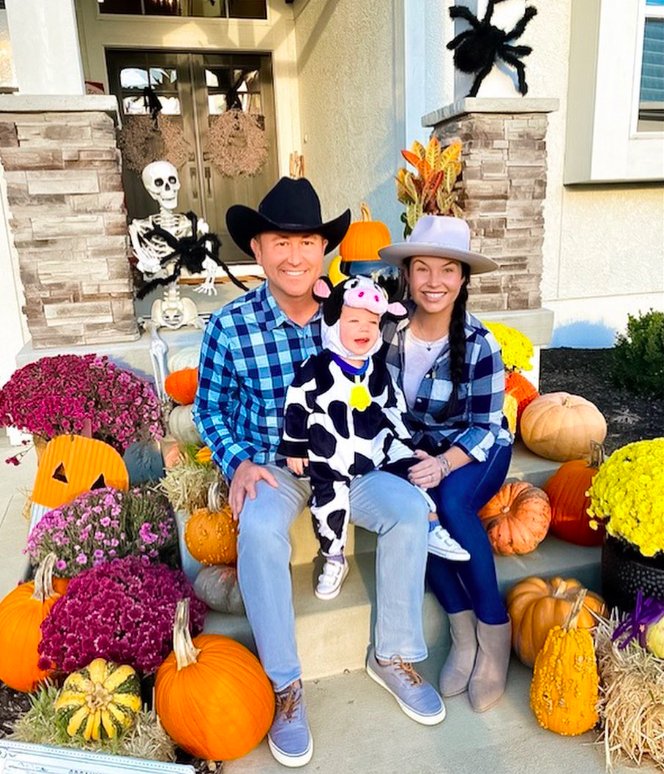 Farm Family with Baby Cow Costume