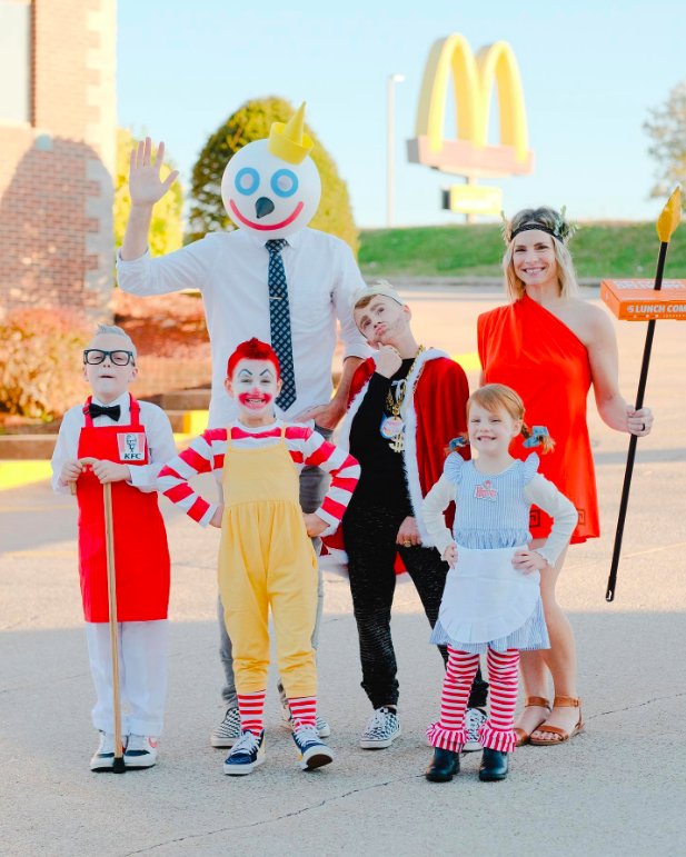 Fast Food Mascot Family Costumes