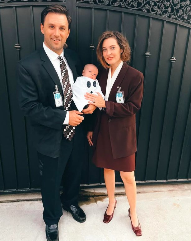 FBI Agents and Alien Baby Costume