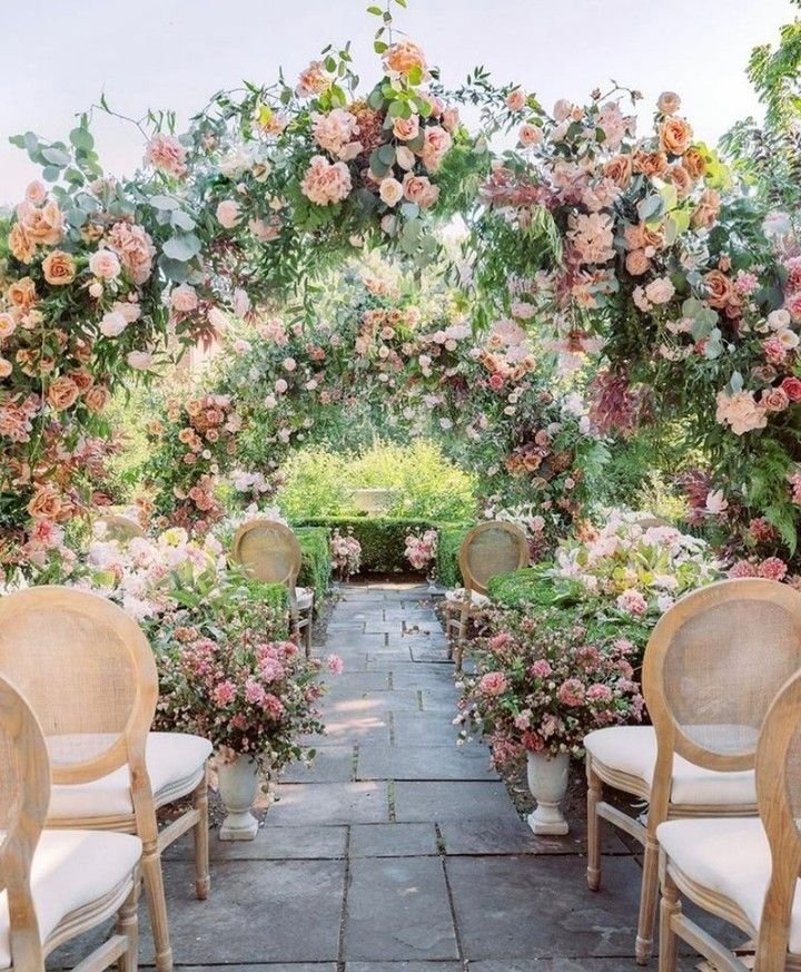 Floral Wedding Arbor