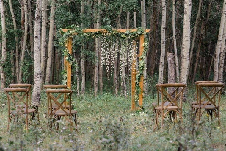 Forest-Inspired Wedding Arch
