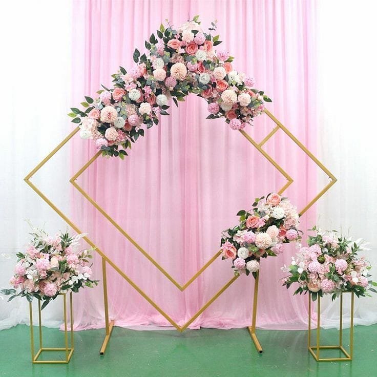 Geometric Diamond Arch