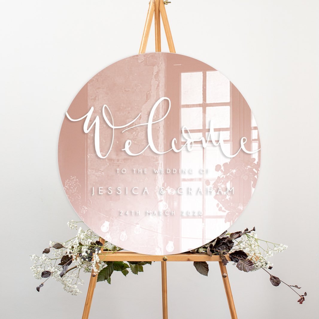 Glossy Contact Paper Sign