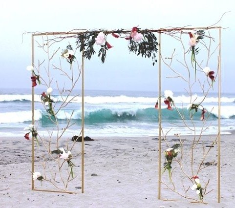 Golden Vine Wedding Arch