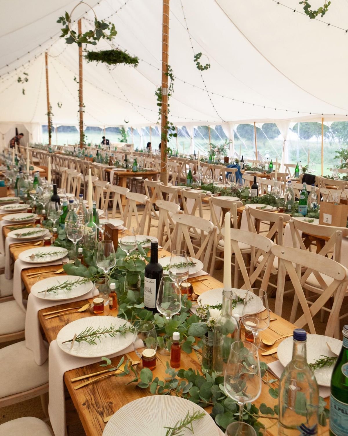 Greenery-Detailed Table Settings