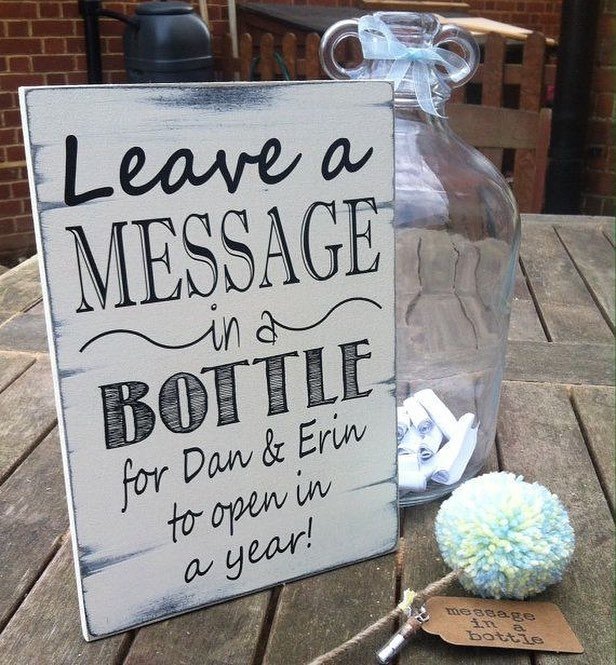 Guest Message Bottles