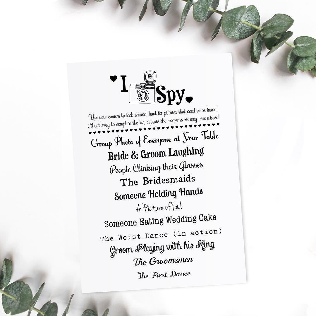 Guest Photography Checklist
