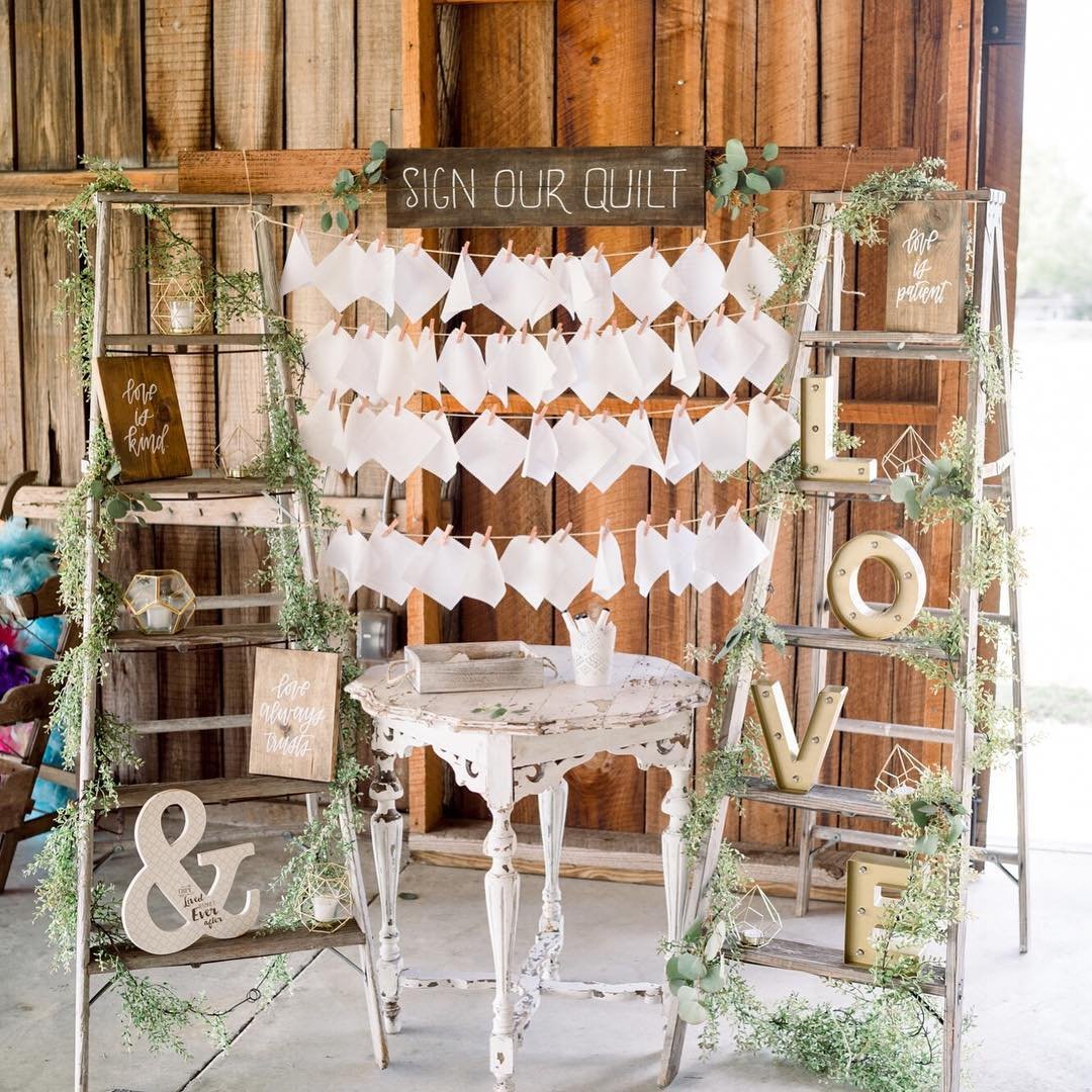 Guest-Signed Quilt Panels